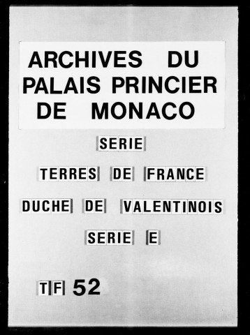 Péages de Valence, par eau et par terre :Comptes par mois en recettes et dépenses pour les péages par eau et par terre avec pièces justificatives, 1730.