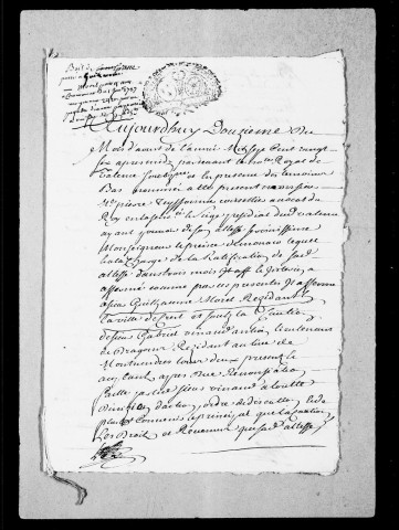 Grane :Baux à ferme des droits seigneuriaux, 1655-1748.