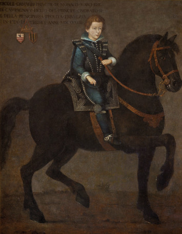 Portrait d'Hercule Grimaldi à cheval, 1638