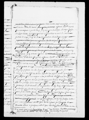 Correspondance :
Lettres missives. Originaux et copies :
Lettres de Silvy, 1705-1710.
Lettres de Gastaldy, 1722-1728.
Lettres de quelques autres, 1671-1722.