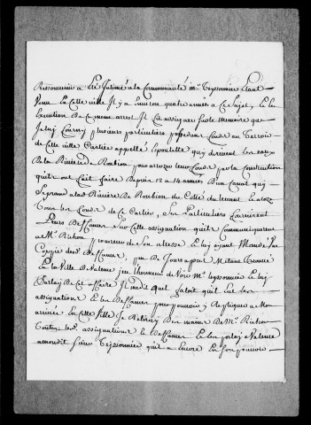 Montélimar. Eaux :Eaux : arrosage, dérivation. Mémoires, lettres missives, etc., 1680-1771.