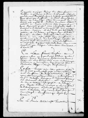 Droit de marc d'or perçu par le prince : Lettres patentes, règlement, 1656-1673.