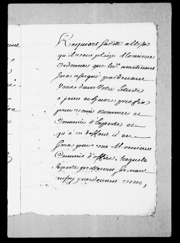 Grane : Canaux, moulins, fours banaux. Mémoires, lettres missives, procédures, 1704-1763.