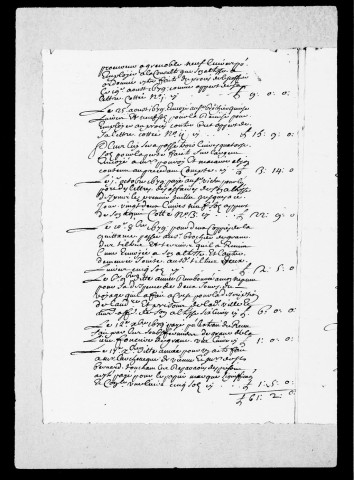Comptes de ferme, comptes des payements, soldes de compte, 1651-1721.