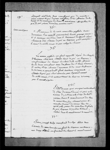 Montélimar. Eaux :Eaux : arrosage, dérivation. Mémoires, lettres missives, etc., 1680-1771.