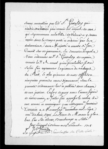 Montélimar :
Comptes et pièces à l'appui, 1711-1780.