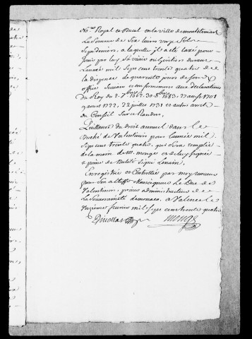 Registres, ordonnances et pièces à l'appui, 1734-1771.