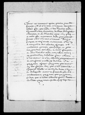 Baux :Baux à ferme du duché et pièces y relatives : mémoires, déclarations, procurations, etc., 1669-1752.