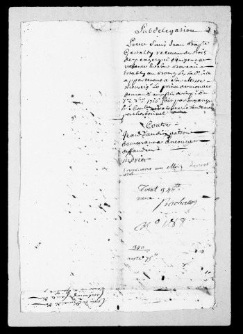 Péages de Valence :Procès-verbaux de saisies, de confiscation, de vente et de rébellion, 1715-1720.