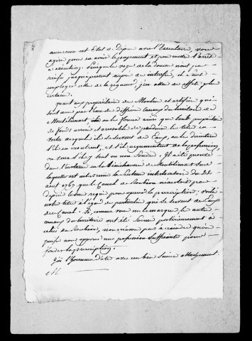 Correspondance :Lettres missives, 1785-1788.