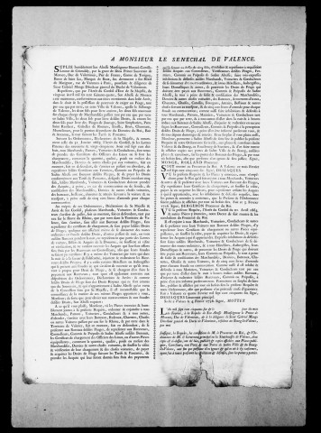 Lettres patentes (imprimé), mémoires, arrêts du Conseil d'Etat concernant les droits de péages sur les sels, 1499-1734.