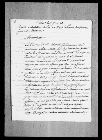 Péages de Montélimar :Péages par eau et par terre : mémoires, lettres missives, tarifs, 1702-1768.Droit d'amortissement, paulette, écheut des boucheries, fours, leyde, alberge des bestiaux, petit-scel, 1642-1772.